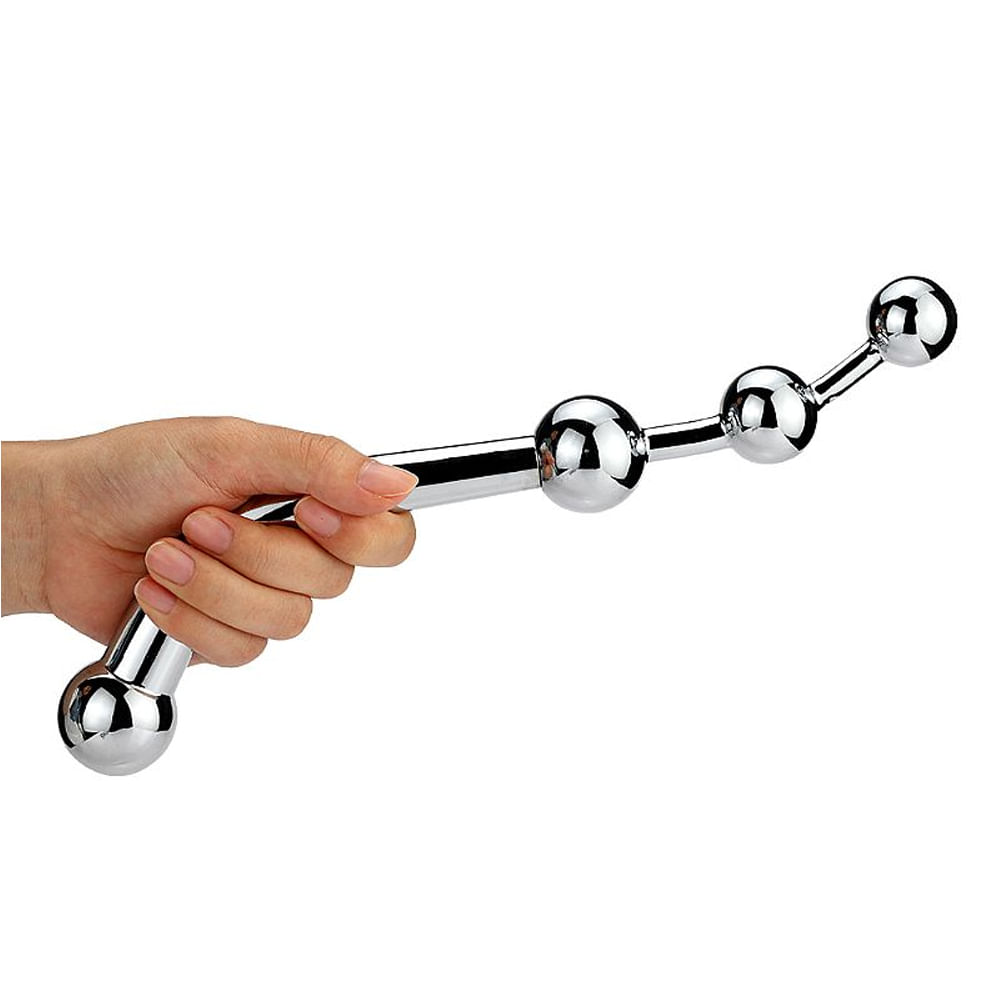 Plug Anal de Ao Inoxidvel com 3 Bolas Sexy Import em 10X Sem Juros Plug Anal de Ao Inoxidvel com 3 Bolas Sexy Import em 10X Sem Juros