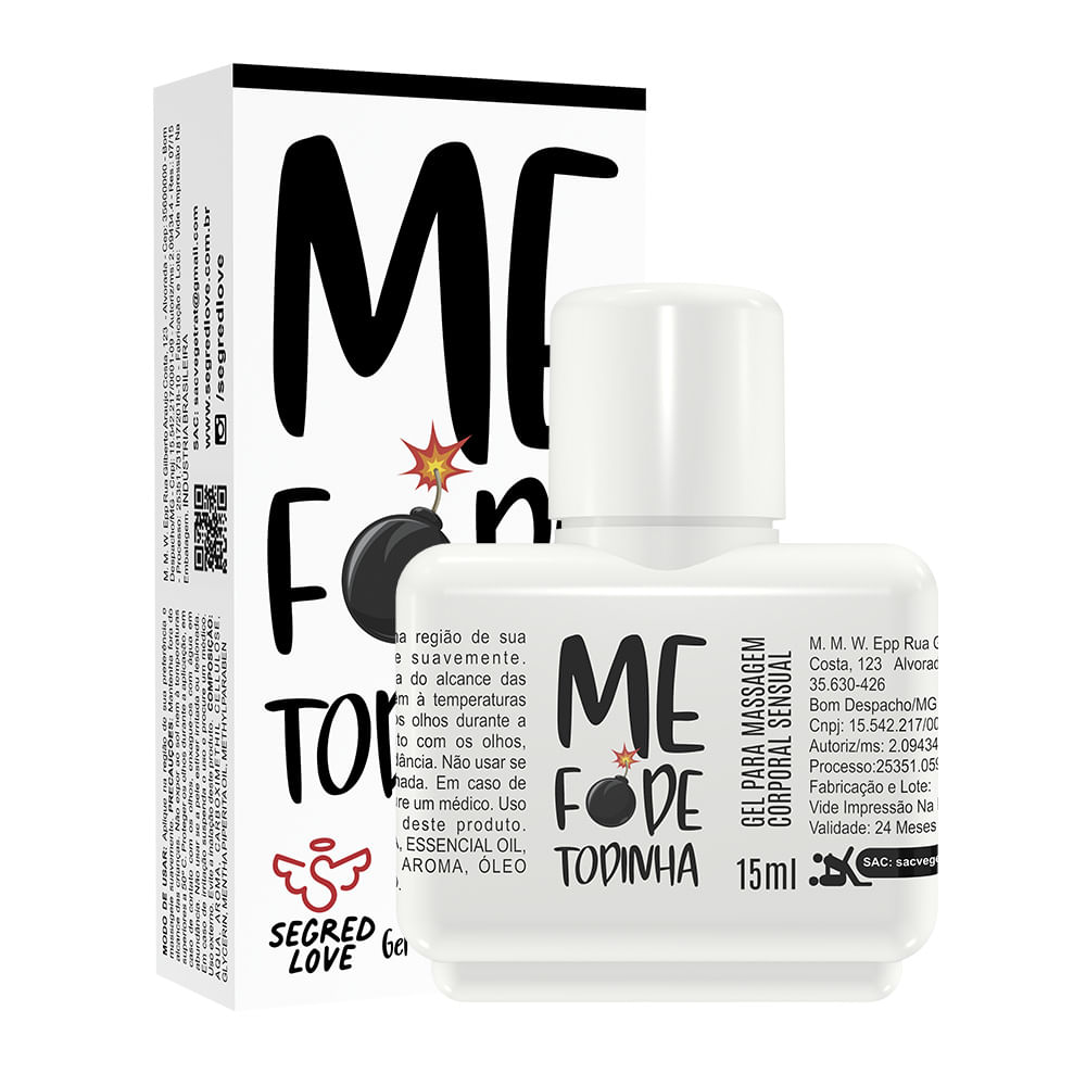 Me Fode Todinha Gel Dessensibilizante 15ml Segred Love Me Fode Todinha Gel Dessensibilizante 15ml Segred Love