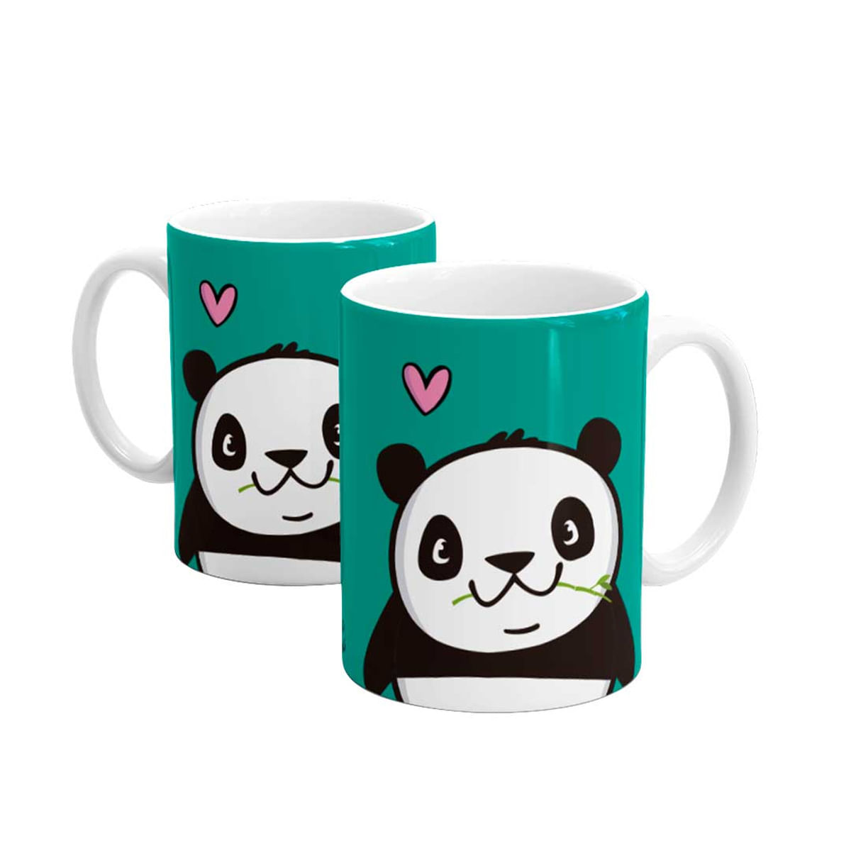 Urso Panda Caneca em Porcelana 300ml MS Presente