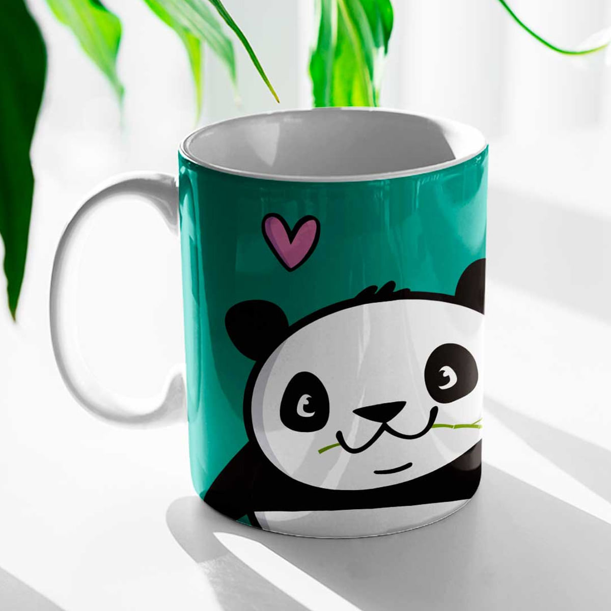 Urso Panda Caneca em Porcelana 300ml MS Presente