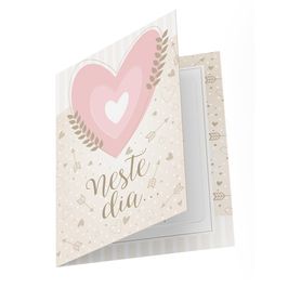 Neste Dia Cartão de Casamento MS Presente