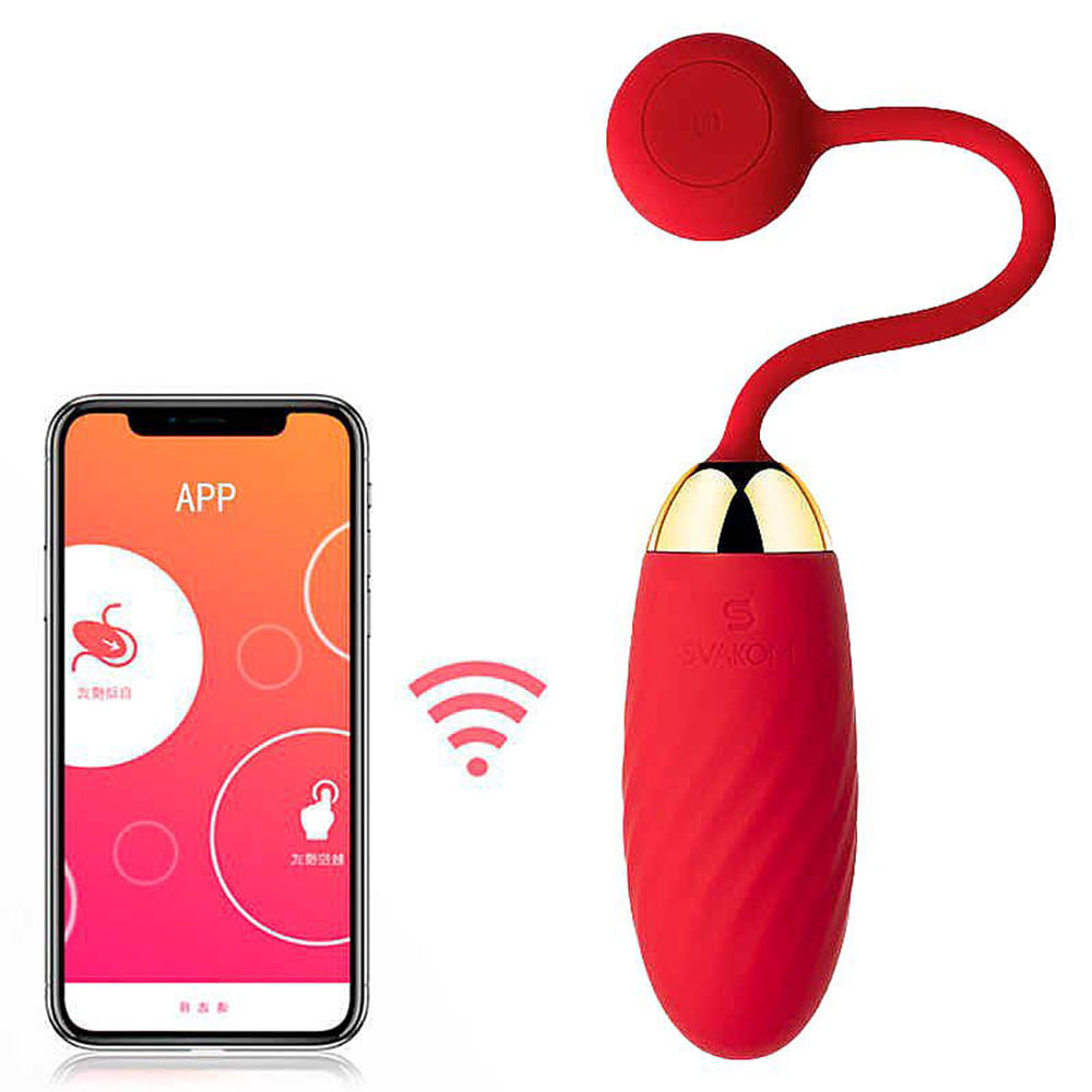 Svakom Ella Bullet Massageador Via Bluetooth com 10 Modos de Vibração Sexy Import