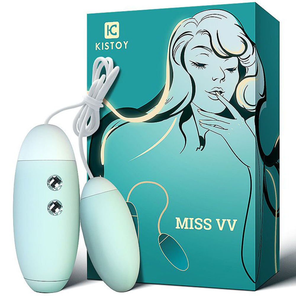 Kiss Toy Miss VV Bullet Massageador com 10 Modos Vibração e 5 Pulsações Sexy Import