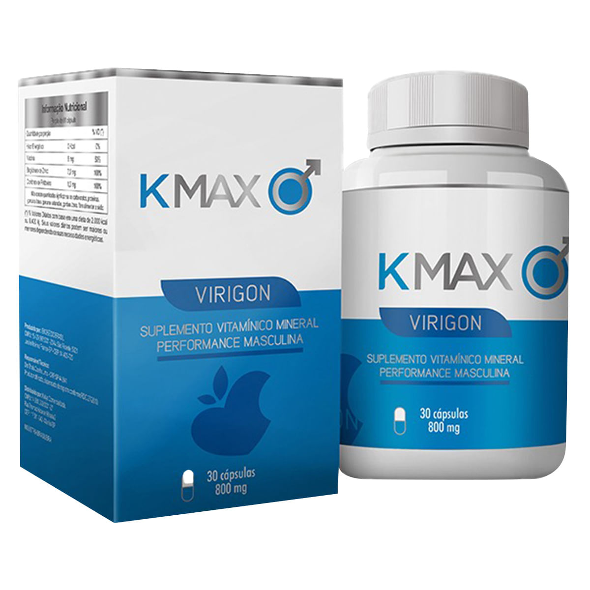 Kmax Verigon Suplemento Vitamínico Mineral para Homens 30 Cápsulas Kalya