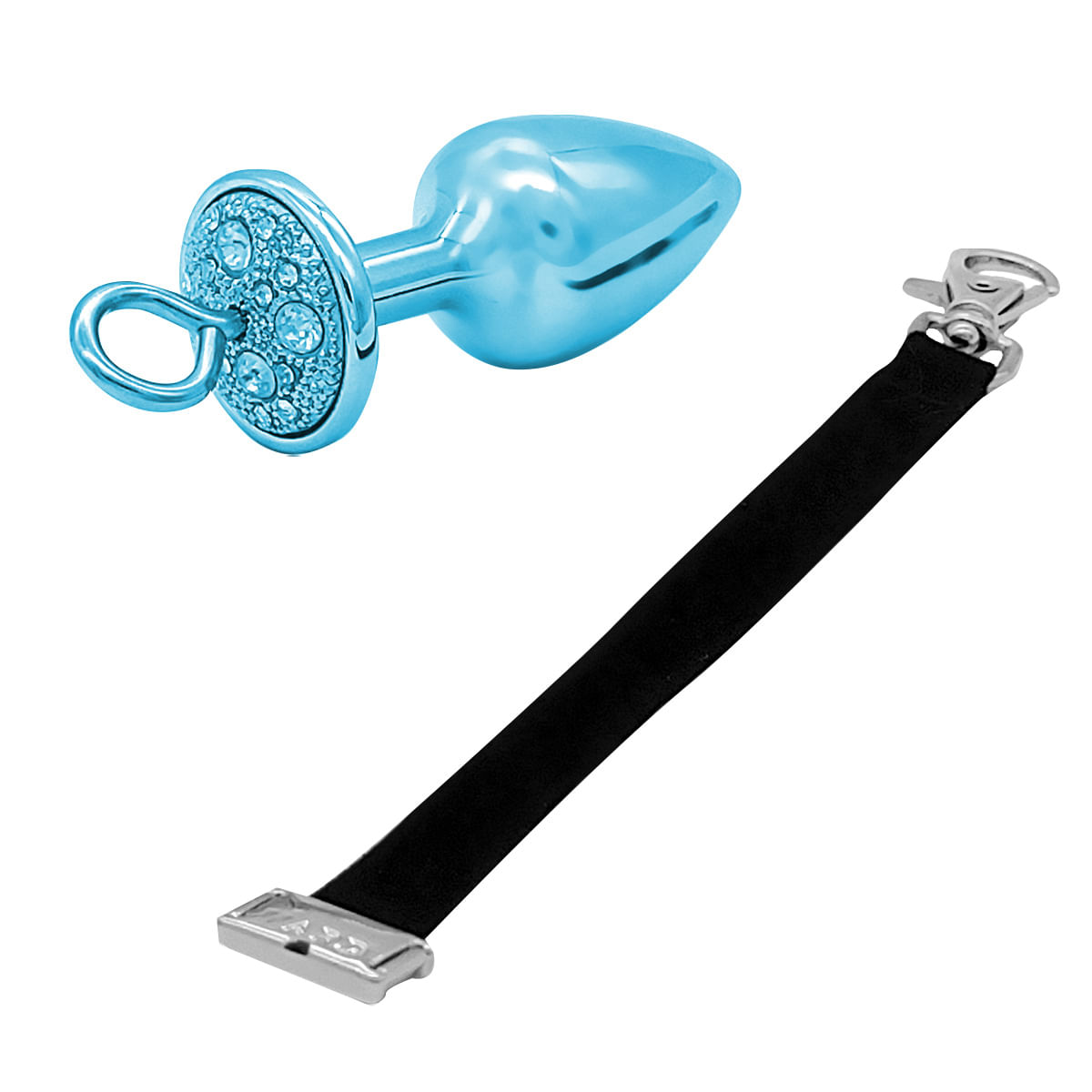 Plug Anal ABC com Pedra Colorida e Tira para Letras Personalizáveis Hard Plug Anal ABC com Pedra Colorida e Tira para Letras Personalizáveis Hard