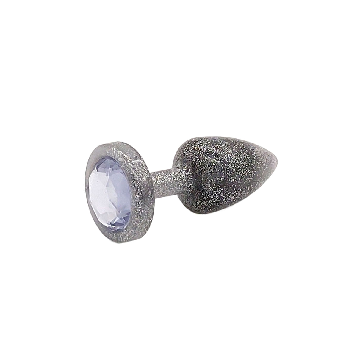 Plug Anal Glitter com Pedra Colorida Linha Less Hard Plug Anal Glitter com Pedra Colorida Linha Less Hard