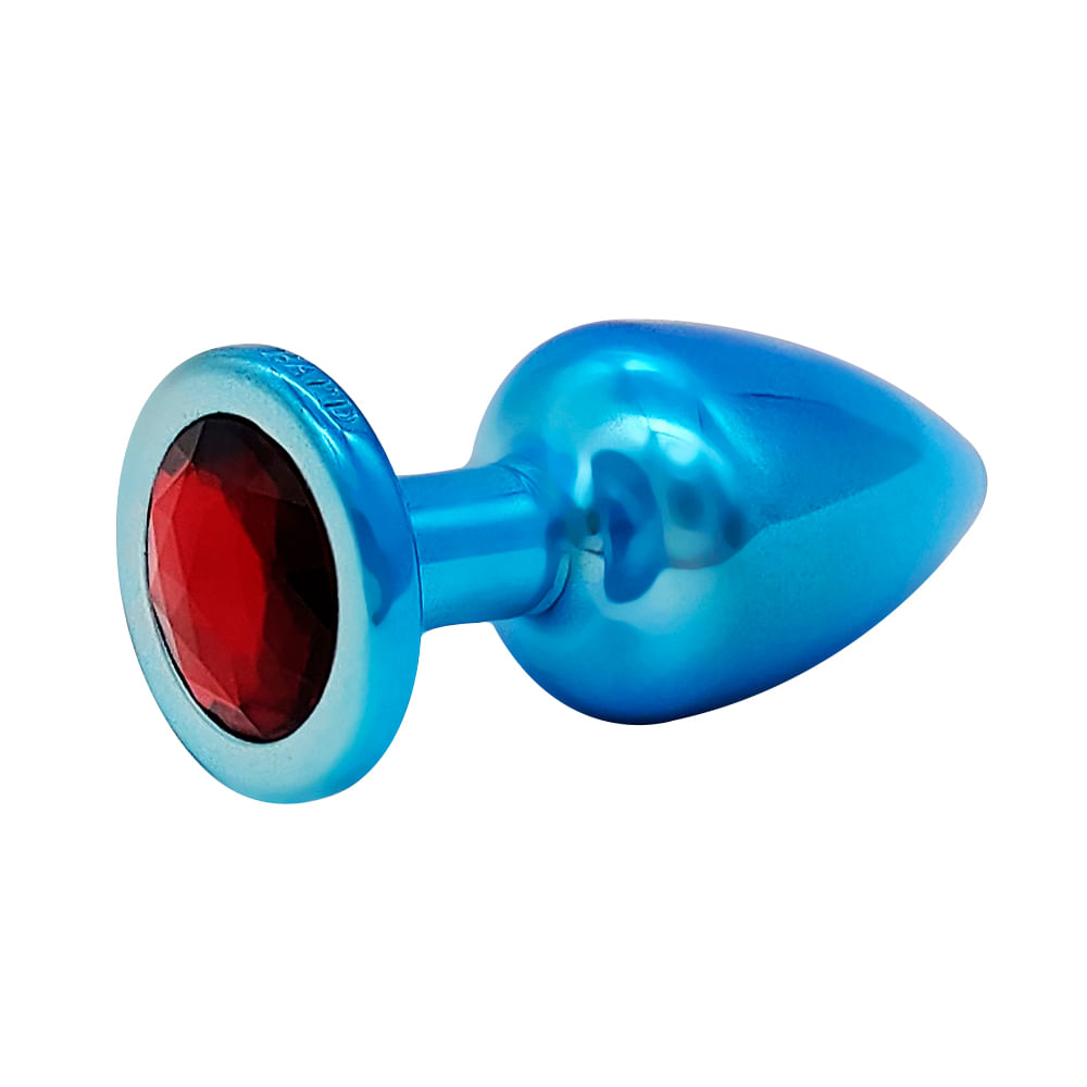 Plug Anal G com Pedra Colorida Hard Plug Anal G com Pedra Colorida Hard
