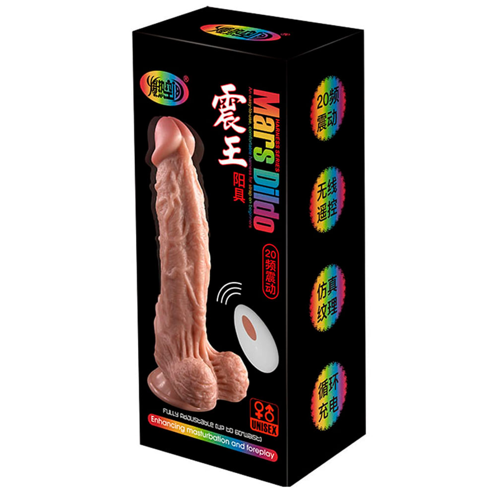 Pênis Realístico com Glande e Vibro