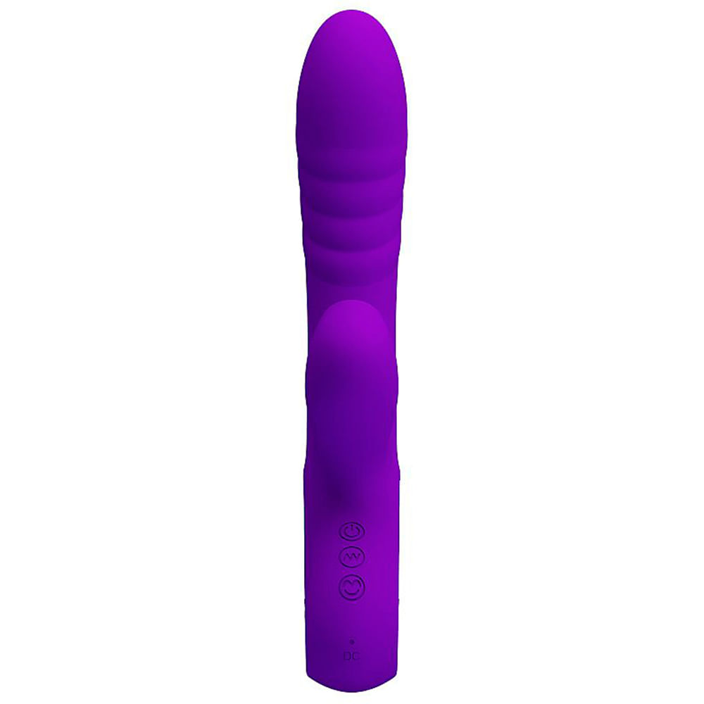 Jersey Pretty Love Vibrador com Estimulador com 12 Modos de Vibração Sexy Import