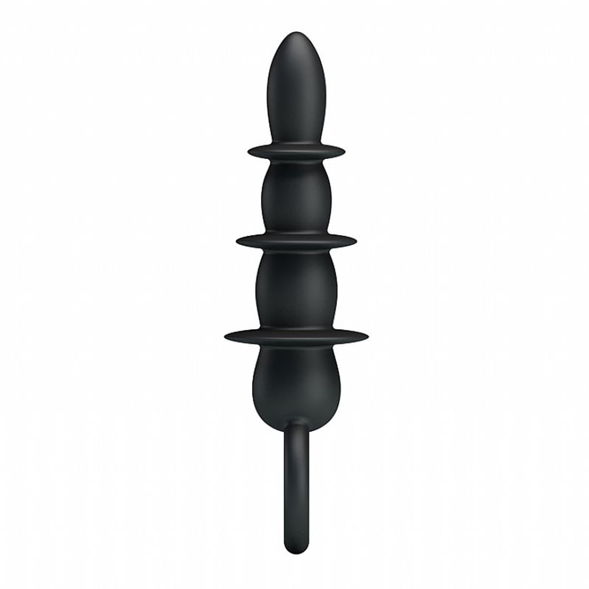 Pretty Love Butt Tail Plug Anal com Esferas Gradativas em Silicone Sexy Import