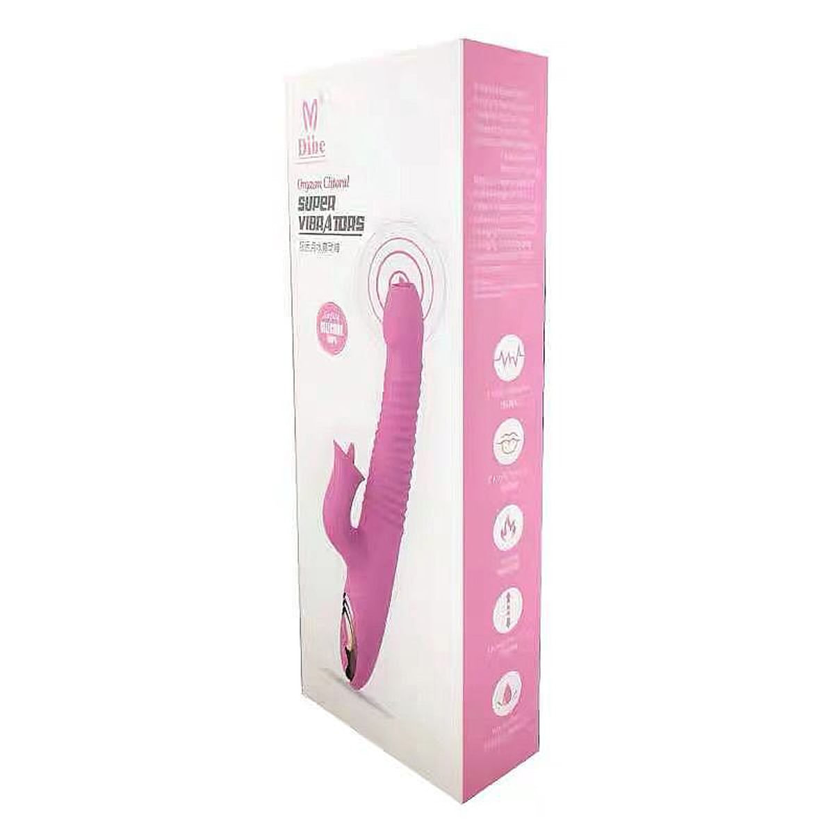 Dibe Orgasm Clitoral Vibrador Ponto G com Estimulador Clitoriano com 7 Modos de Vibração Sexy Import