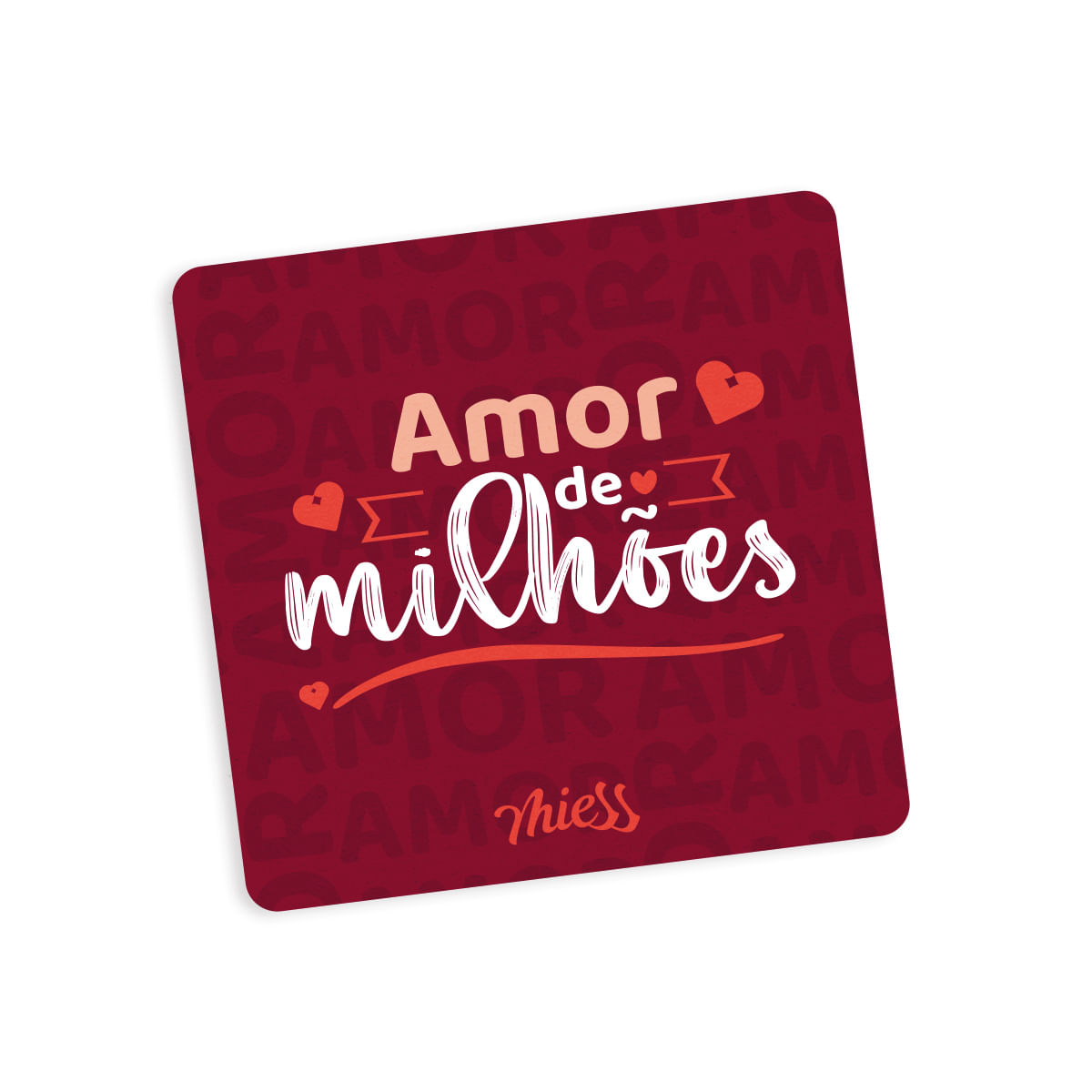 Apoio de Copo Amor de Milhões