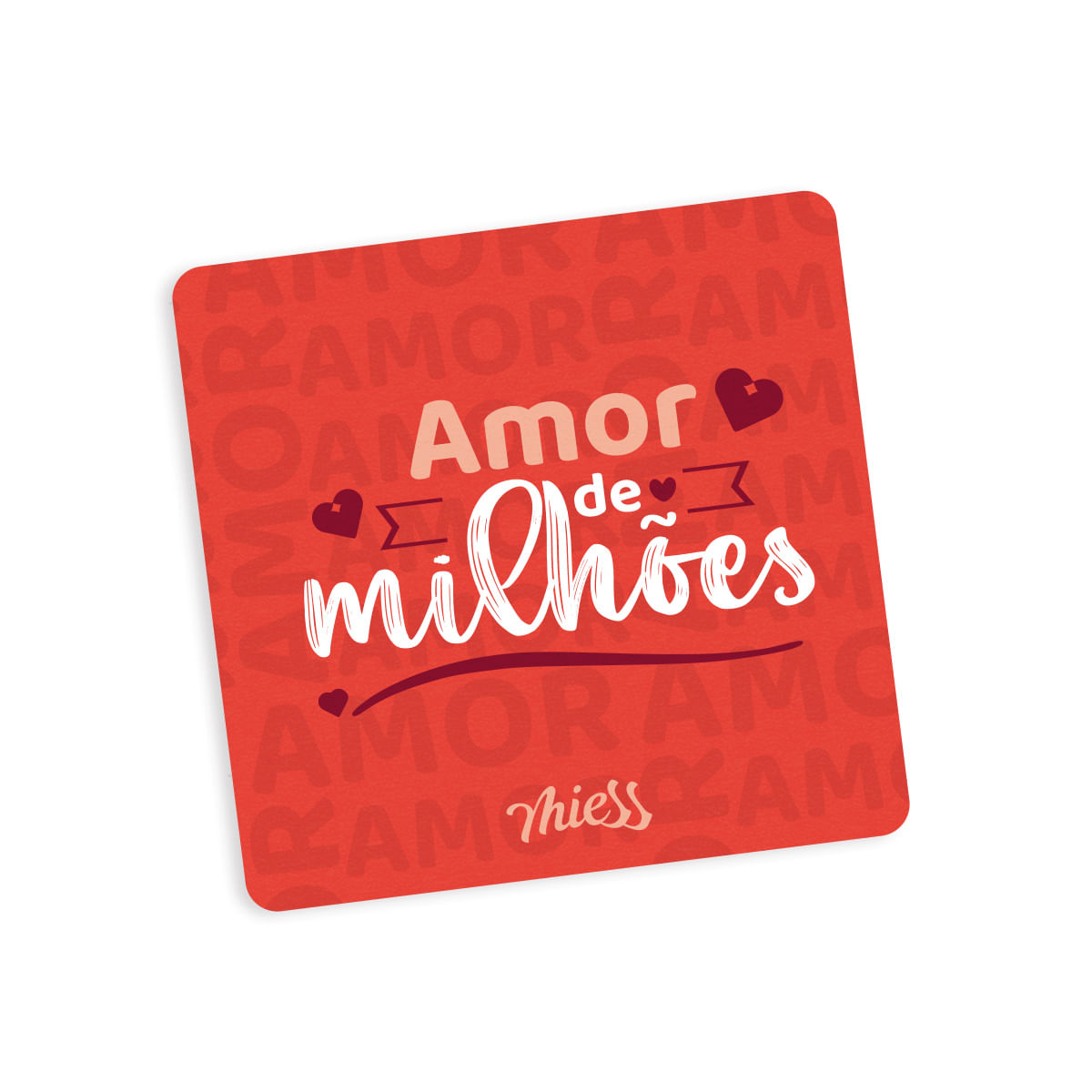 Apoio de Copo Amor de Milhões