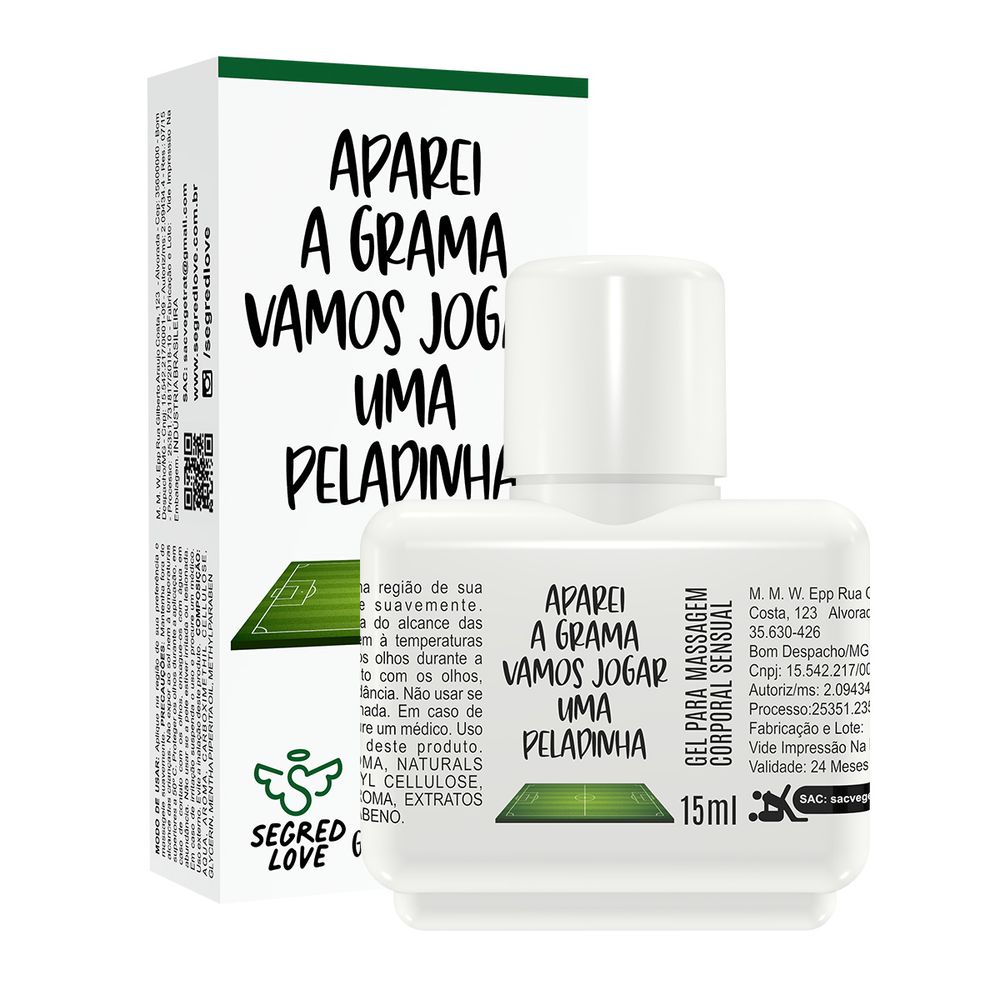 Aparei a Grama Vamos Jogar uma Peladinha Gel Adstringente com Tatuagem  Temporária 15ml Secred Love em 10X Sem Juros - Miess