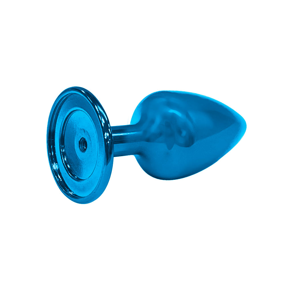 Plug Anal Personalite em Metal Zamac com Pedra Colorida Hard Plug Anal Personalite em Metal Zamac com Pedra Colorida Hard