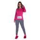 Pijama Suede Bordado Feminino com Manga Longa e Calça Coleção Inverno Victory