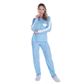 Pijama Plush Matelassê Feminino com Manga Longa e Calça Coleção Inverno Victory
