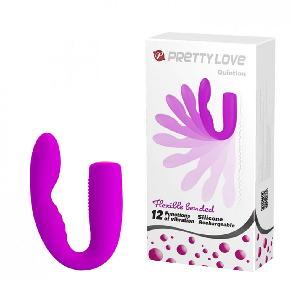 Pretty Love Quintion Vibrador Ponto G com 12 Modos de Vibração Vipmix