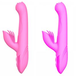 Dibe Aileen Vibrador Feminino com Estimulador Clitoriano e Língua com 7 Modos de Vibração Vip Mix