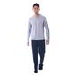Pijama Canelado Masculino com Manga Longa e Calça em Forro Peluciado Coleção Inverno Victory