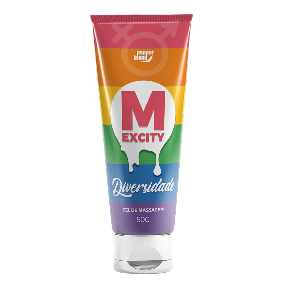 M Excity Gel de Massagem Comestível 50g Pepper Blend