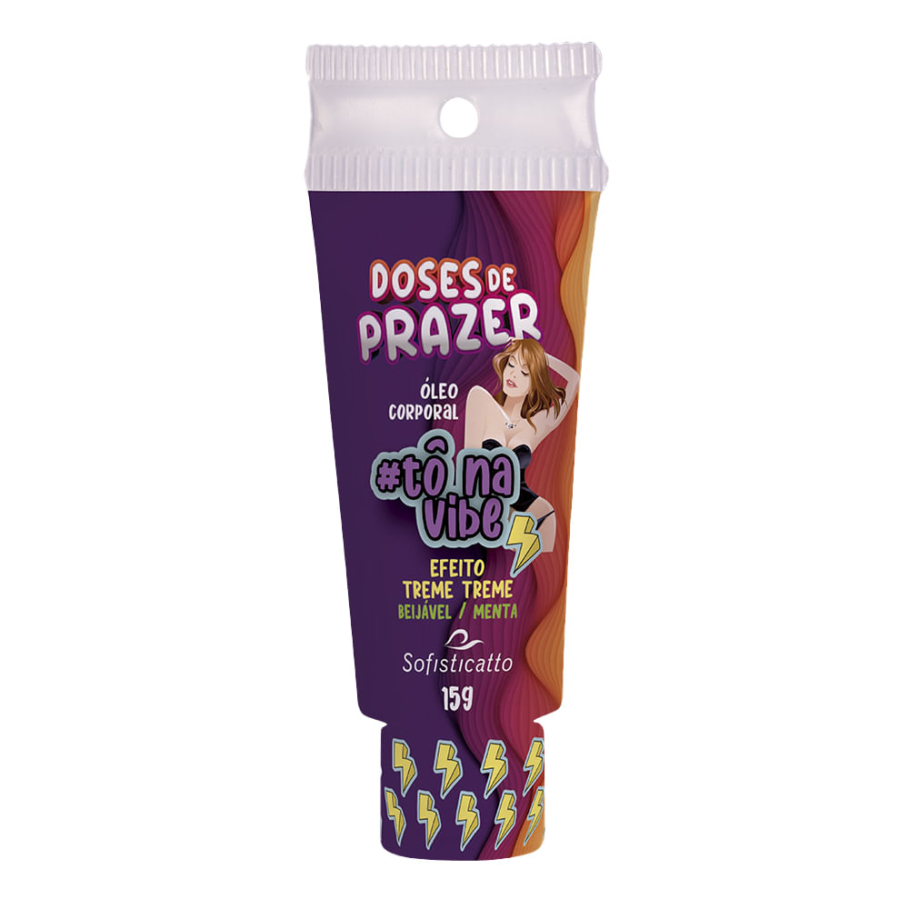 Tô na Vibe Vibrador Líquido Efeito Treme Treme Beijável 15g Linha Doses de Prazer Sofisticatto Tô na Vibe Vibrador Líquido Efeito Treme Treme Beijável 15g Linha Doses de Prazer Sofisticatto