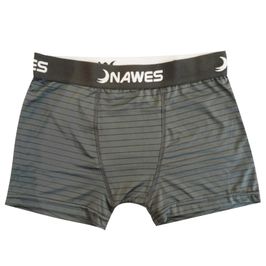 Cueca Boxer Adulto em Microfibra Listrada Nawes