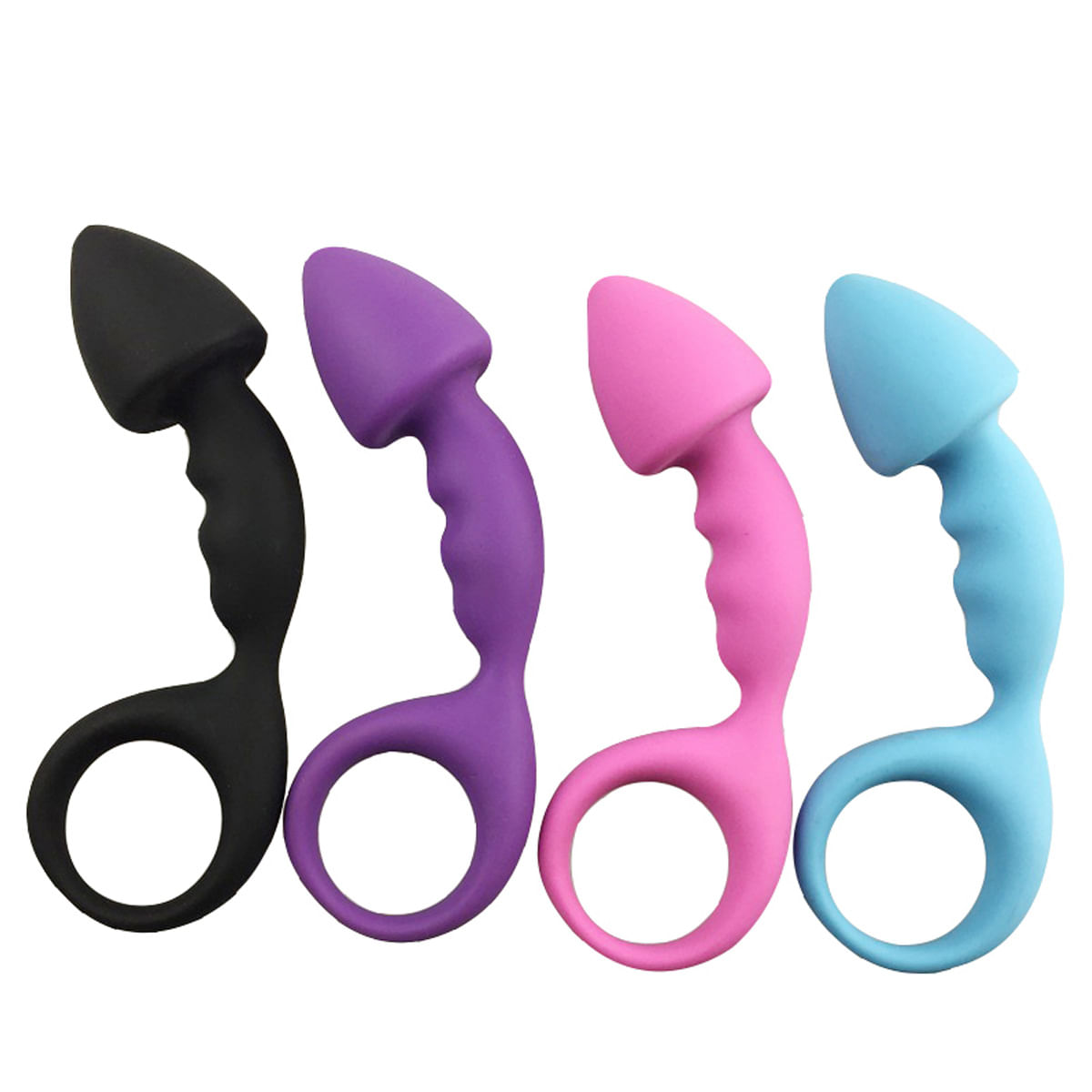 Estimulador de Próstata em Silicone com Alça de Segurança 3R Import