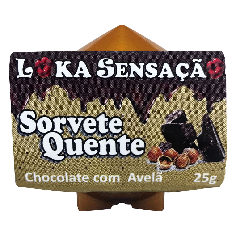 Sorvete Quente Sabor Chocolate com Avelã Loka Sensação Sorvete Quente Sabor Chocolate com Avelã Loka Sensação