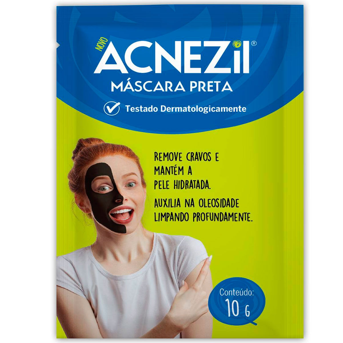 Acnezil Máscara Preta Facial Sachê com 8g CIMED