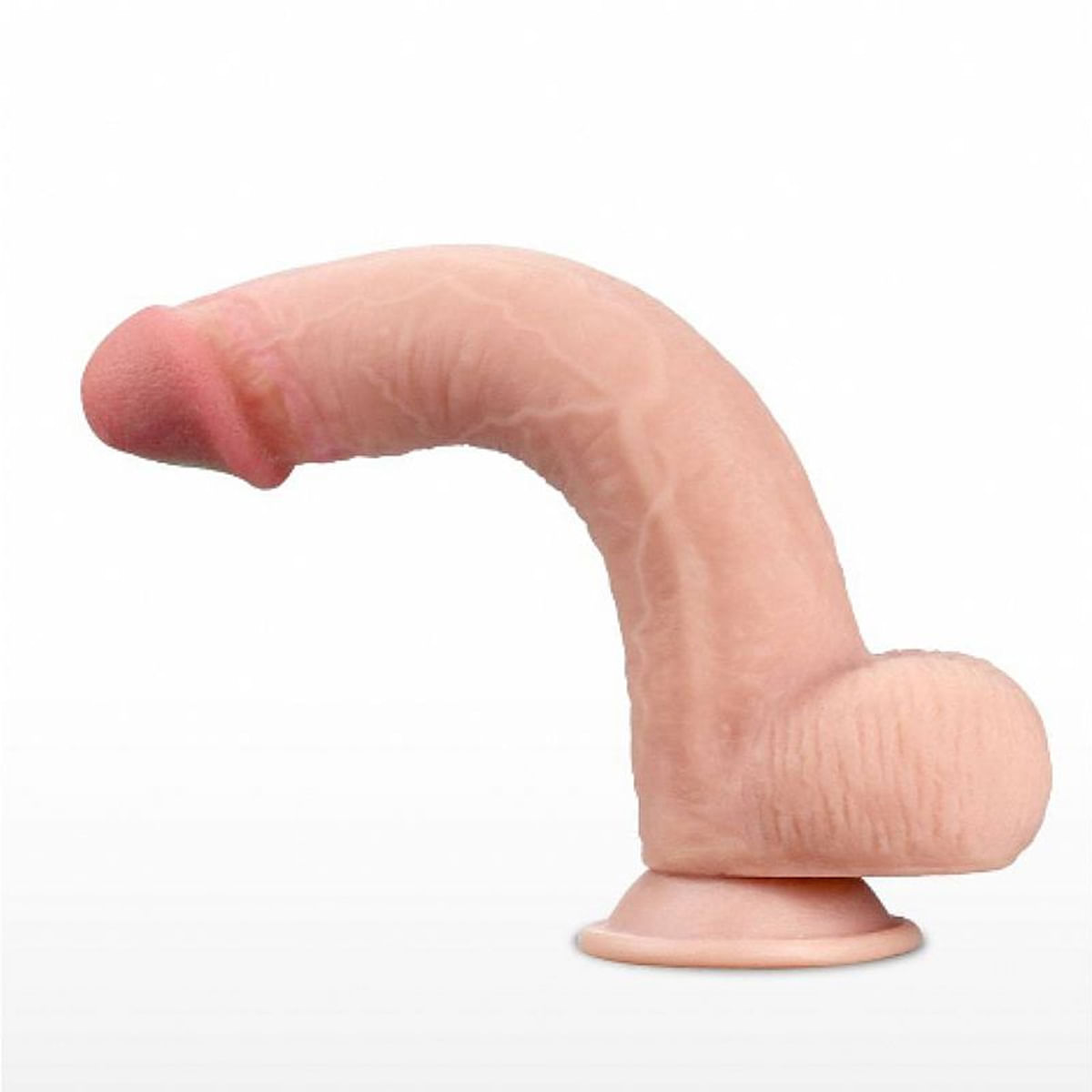 Lovetoy Prótese Realística com Escroto e Ventosa 23,1 x 4 cm Sexy Import