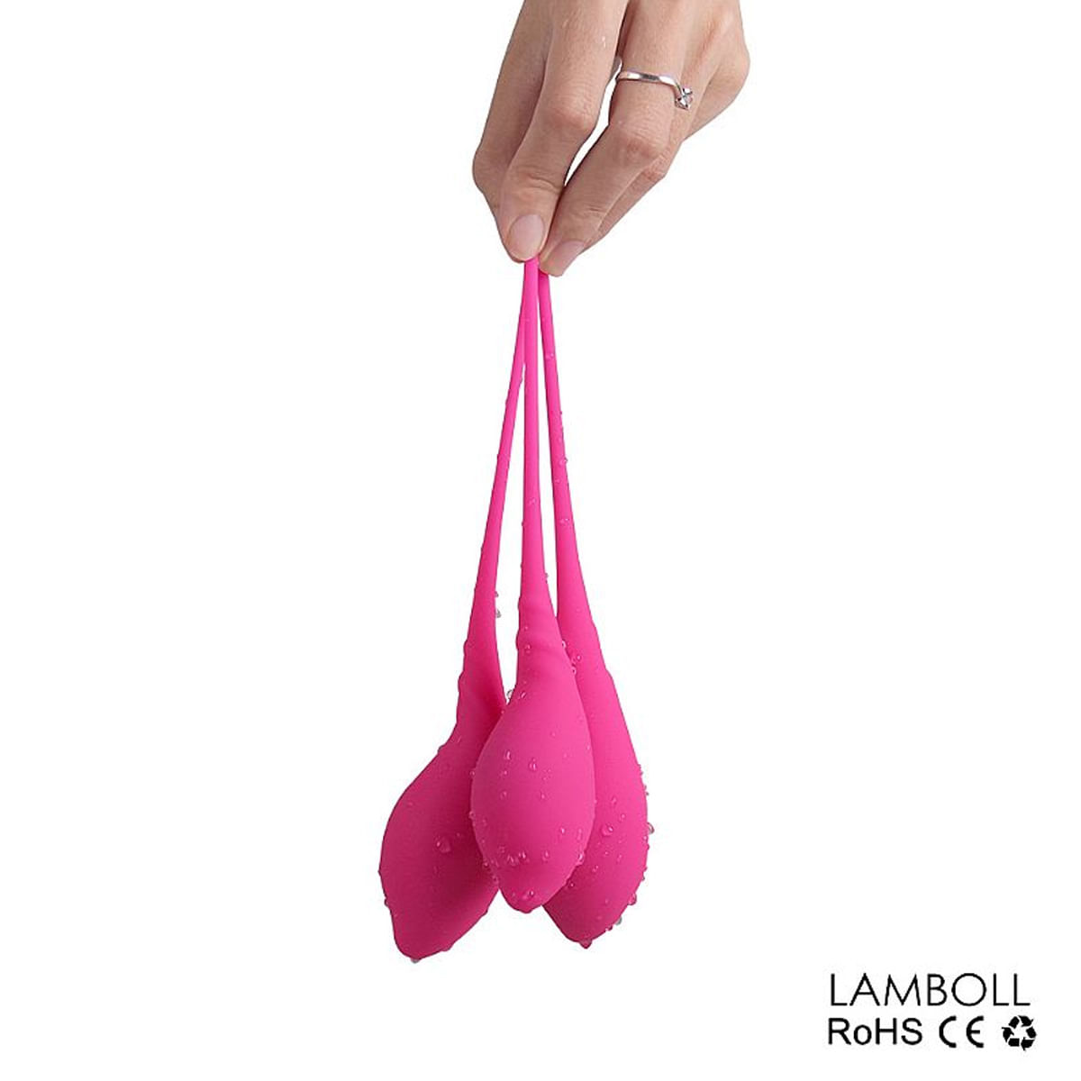S-Hande Lamboll Kit com 3 Pesos Diferentes para Pompoarismo Sexy Import
