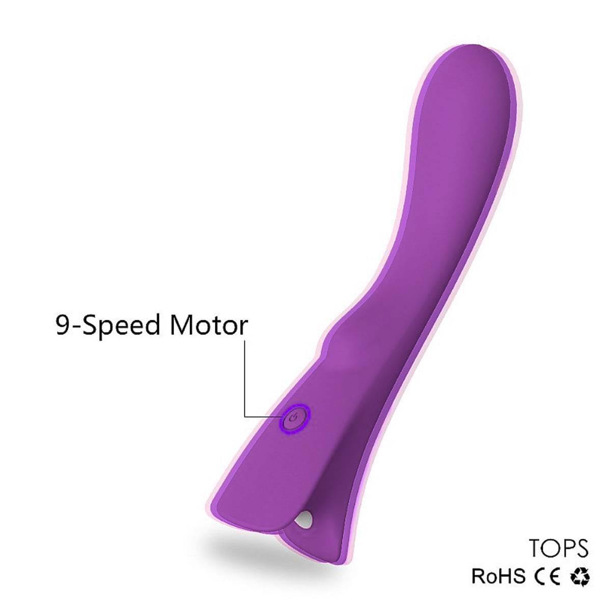 S-Hande Vibrador Ponto G com 9 Modos de Vibração Sexy Import