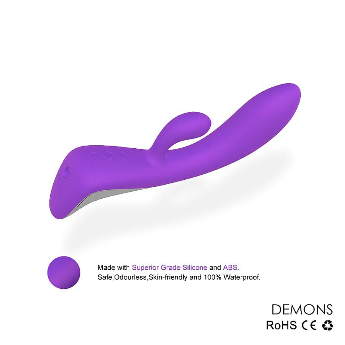 S-Hande Vibrador Ponto G com Estimulador de Clitóris Sexy Import