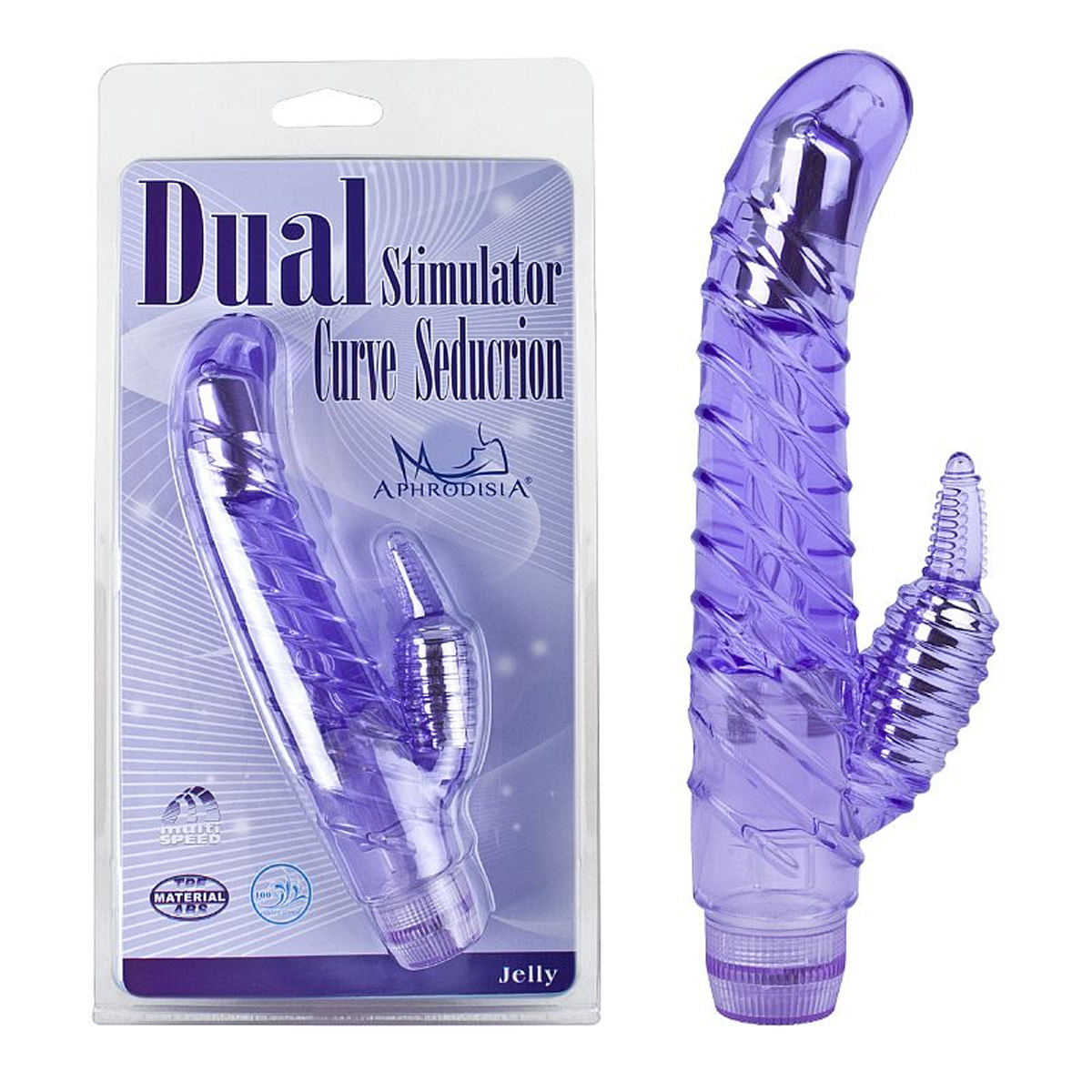 Curve Seduction Vibrador Ponto G com Estimulador de Clitoris Sexy Import