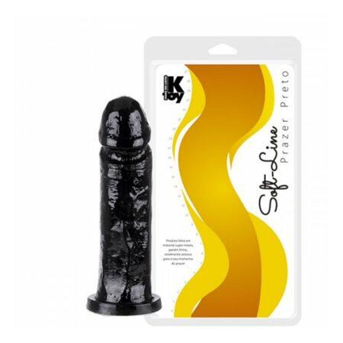 Prótese Maciça Realístico 17X4cm Ktoy - Miess