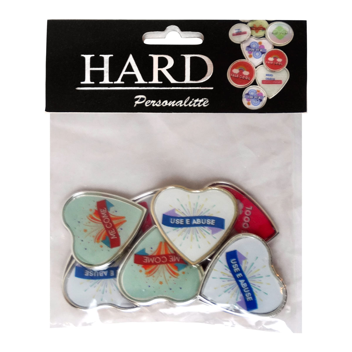 Pedra Coração Sortida para Personalização do Plug Personalite Hard