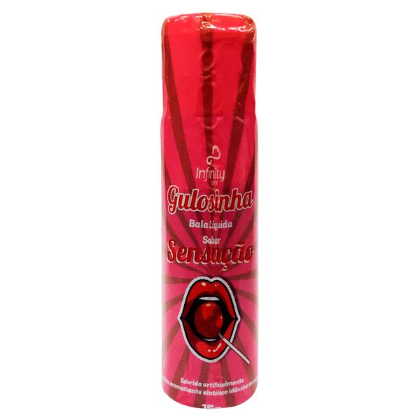 Gulosinha Bala Líquida Comestível 15g Infinity Sex