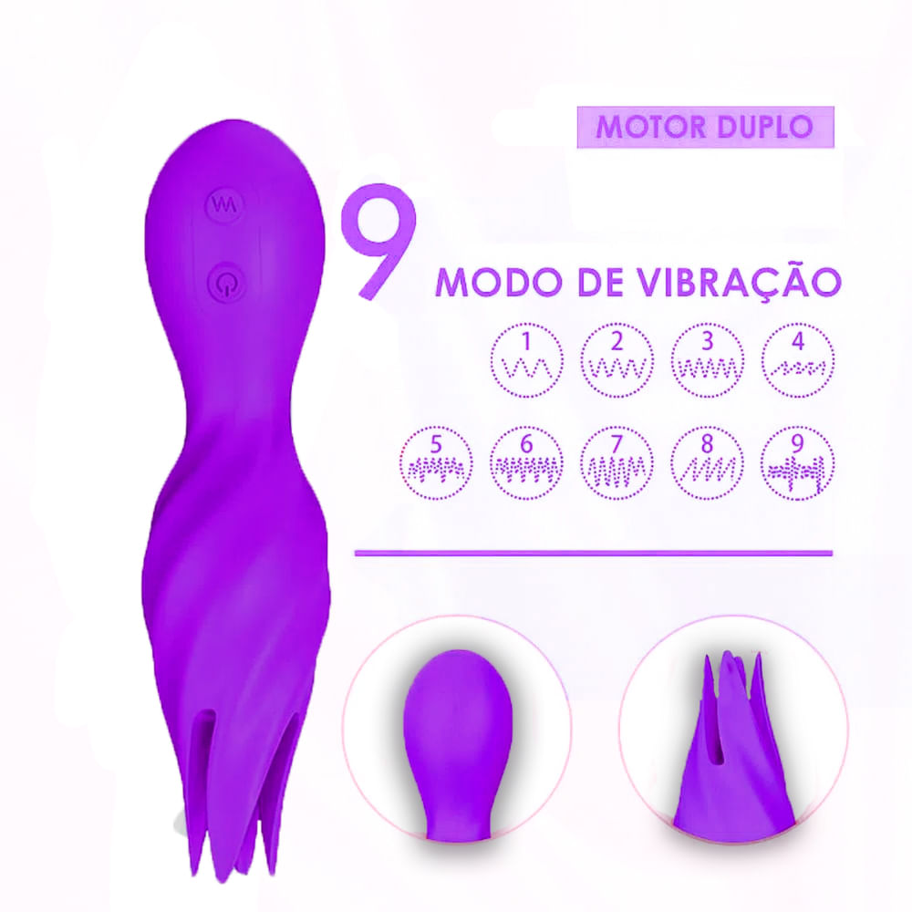 Jack Vibrador Massageador 9 Níveis de Vibração Sexy Import