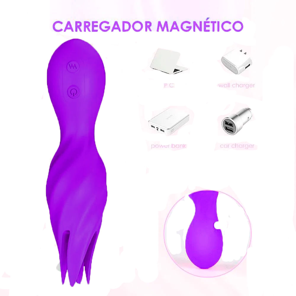 Jack Vibrador Massageador 9 Níveis de Vibração Sexy Import