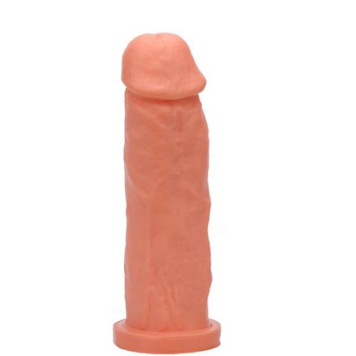 Pênis Maciço Realístico 18X4,7 cm Ktoy Pênis Maciço Realístico 18X4,7 cm Ktoy