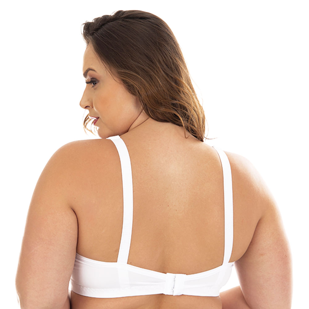Sutiã Carla com Detalhes em Renda Plus Size Patitex