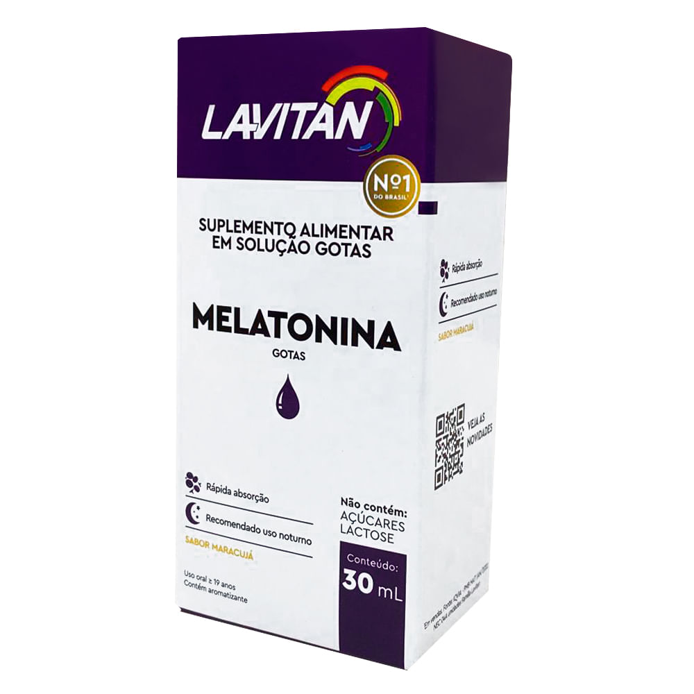 Lavitan Suplemento Alimentar Melatonina 30ml Cimed