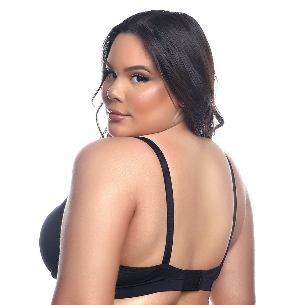 Sutiã Liso com Bojo Plus Size Yully Lingerie