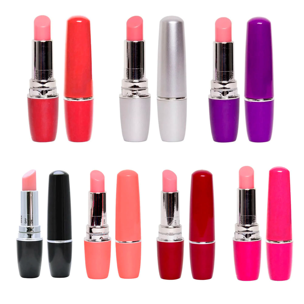 Lipstick Vibe Vibrador em Formato de Batom Vibração Unica Sexy Import