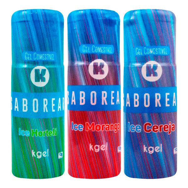 Kgel Saborear Gel Comestível Ice para Massagem 12g K Import e Export