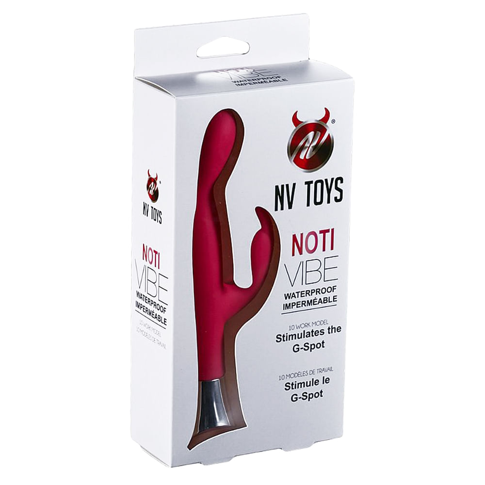 NV Toys Noti Vibe Vibrador Ponto G e Clitóris com 10 Modos de Vibração Sexy Import