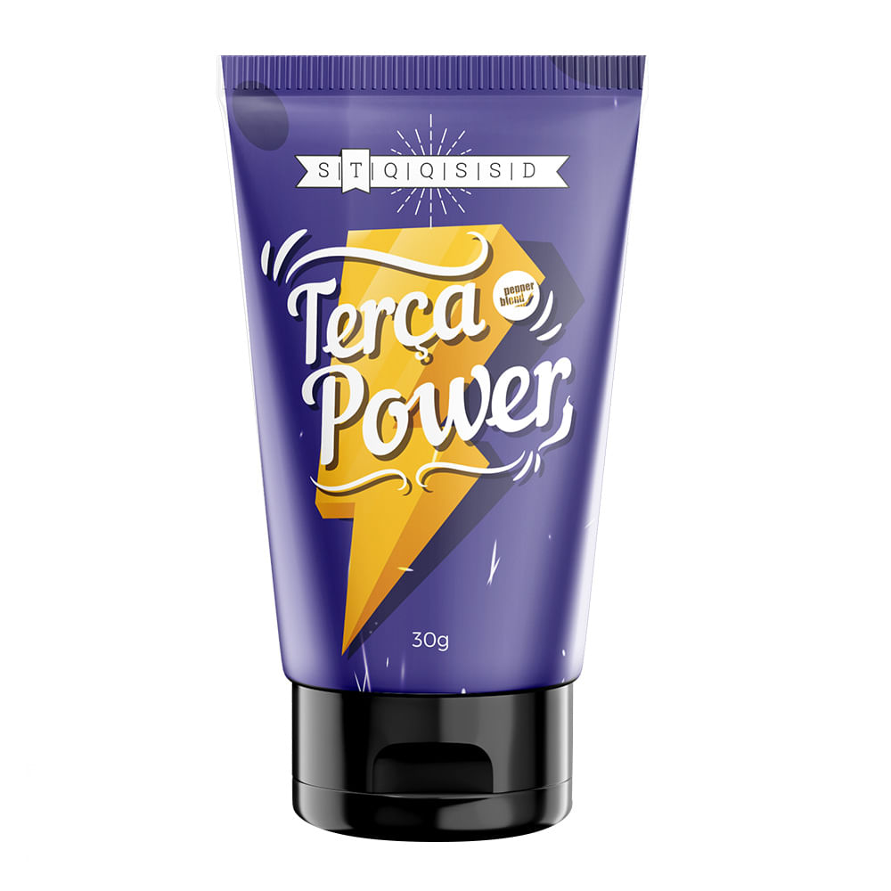 Terça Power Gel Estimulante Masculino Comestível 30g Linha Semana de Surpresas Pepper Blend Terça Power Gel Estimulante Masculino Comestível 30g Linha Semana de Surpresas Pepper Blend