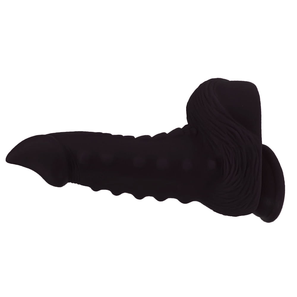Colours Pleasure Prótese Dildo Colorida com Escroto e Ventosa Sexy Import
