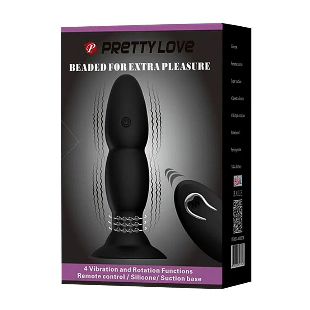 Pretty Love Massageador de Próstata com 4 Modos de Vibração e Rotação Sexy Import